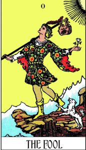The fool card meaning for upright and reversed positions.