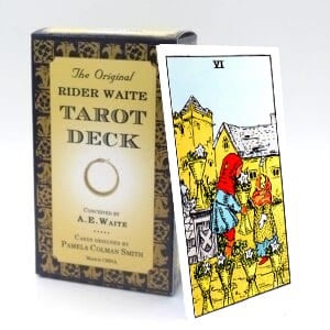 Six of Cups meaning for upright and reversed positions using the Rider-Waite tarot deck.