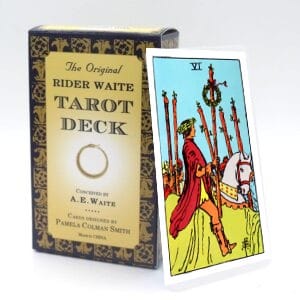 Six of Wands meaning for upright and reversed positions using the Rider-Waite tarot deck.